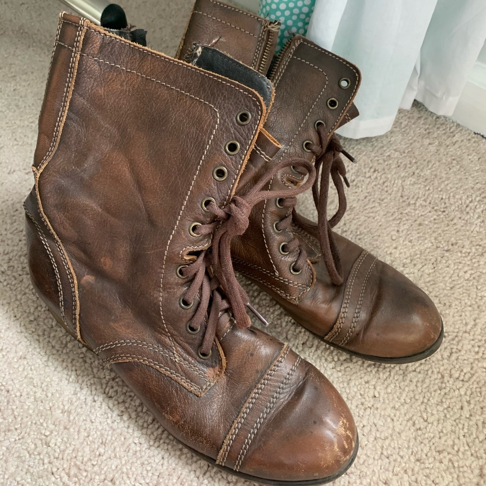 Steve Madden Troopa Combat Boots
